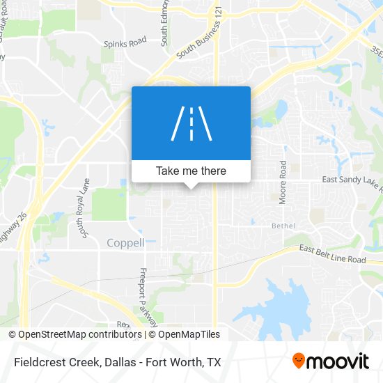 Mapa de Fieldcrest Creek