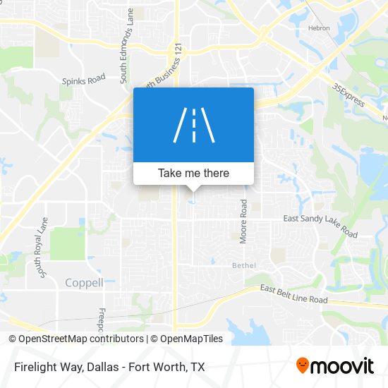 Firelight Way map