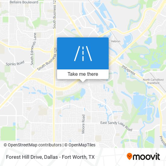 Forest Hill Drive map