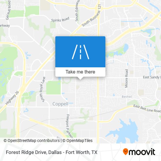 Forest Ridge Drive map
