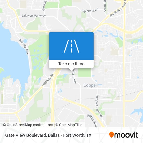 Mapa de Gate View Boulevard
