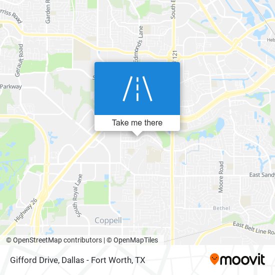 Gifford Drive map