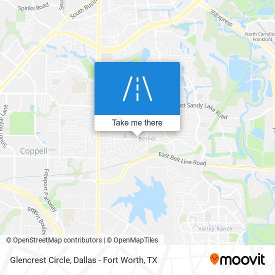 Glencrest Circle map
