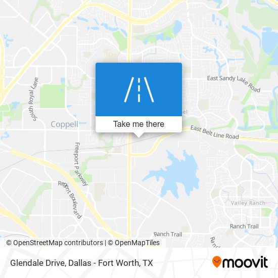Glendale Drive map