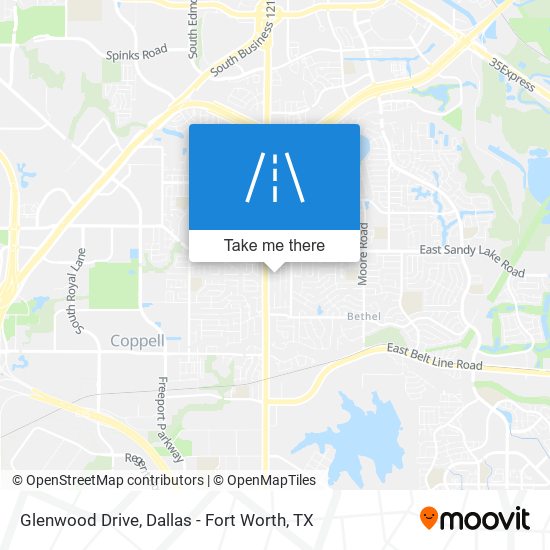 Glenwood Drive map