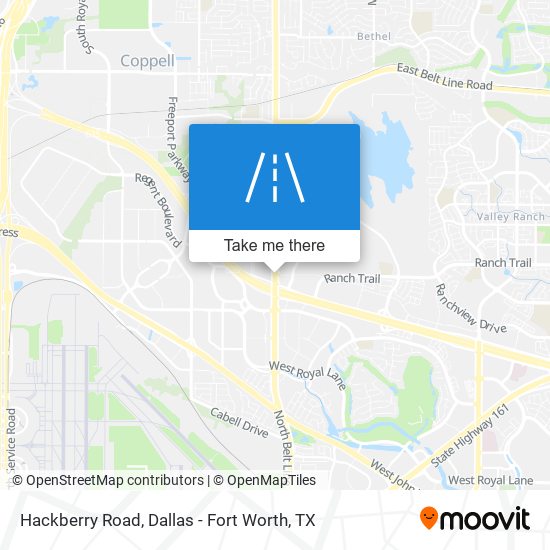 Mapa de Hackberry Road