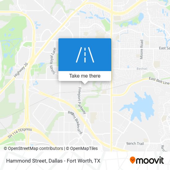 Hammond Street map