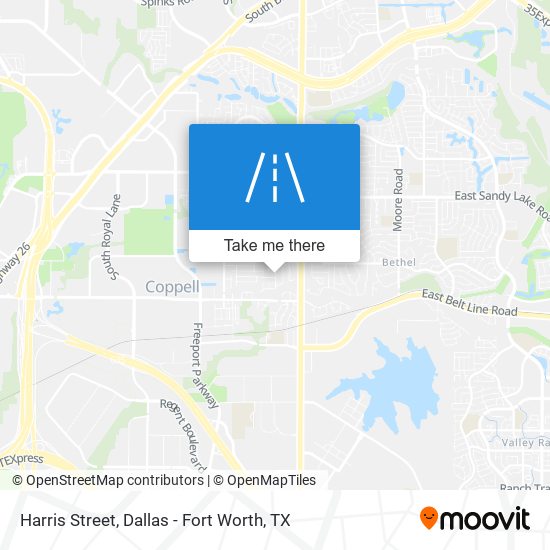 Mapa de Harris Street