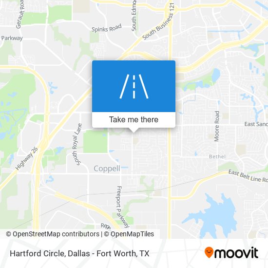 Hartford Circle map
