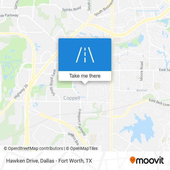 Hawken Drive map