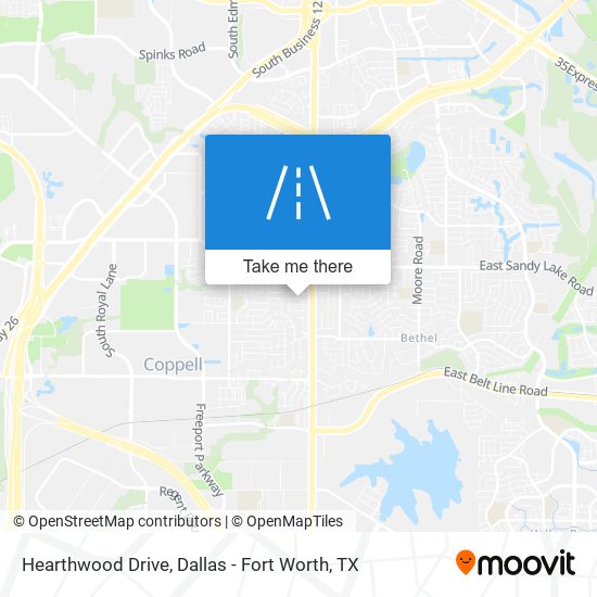 Hearthwood Drive map