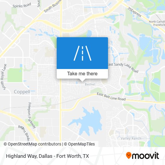 Highland Way map