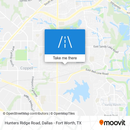 Mapa de Hunters Ridge Road