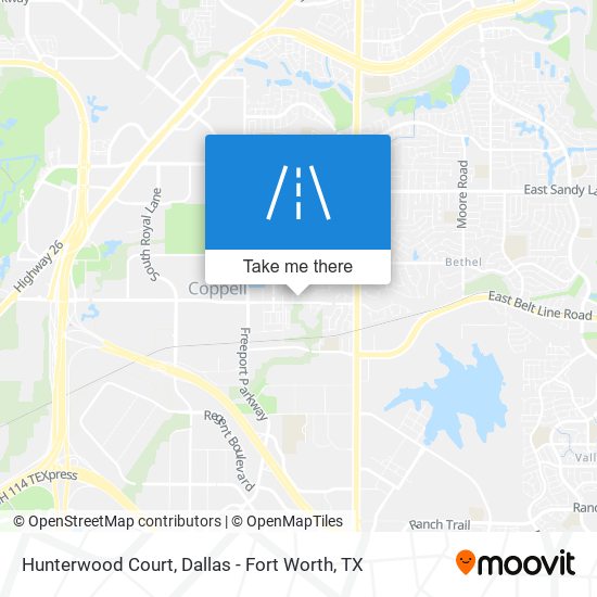 Hunterwood Court map