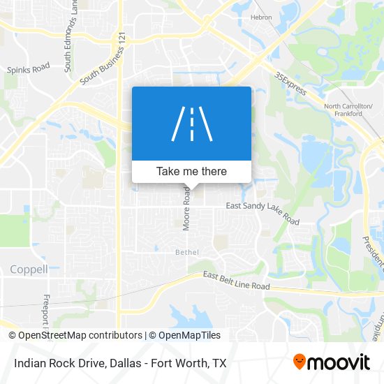 Indian Rock Drive map