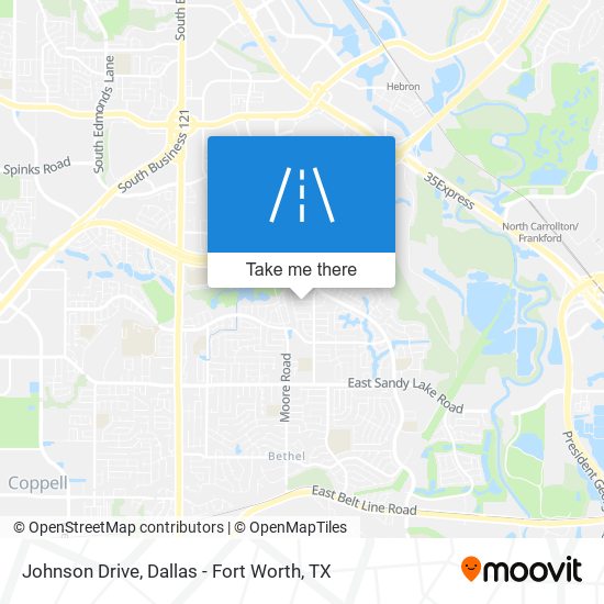 Johnson Drive map