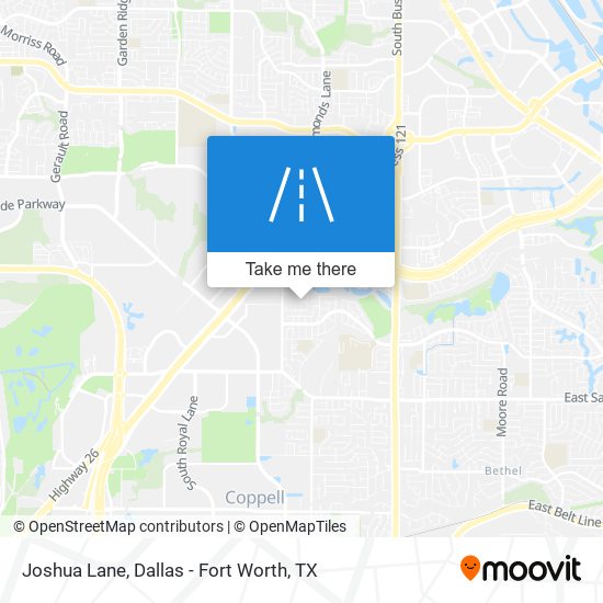 Joshua Lane map