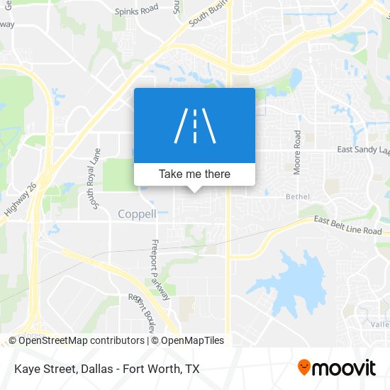 Kaye Street map