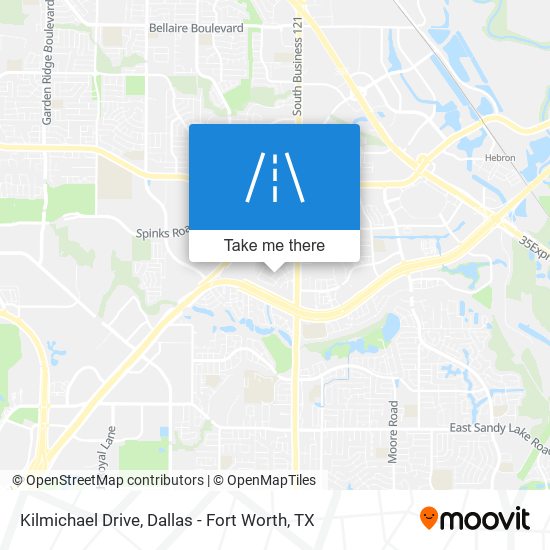Mapa de Kilmichael Drive