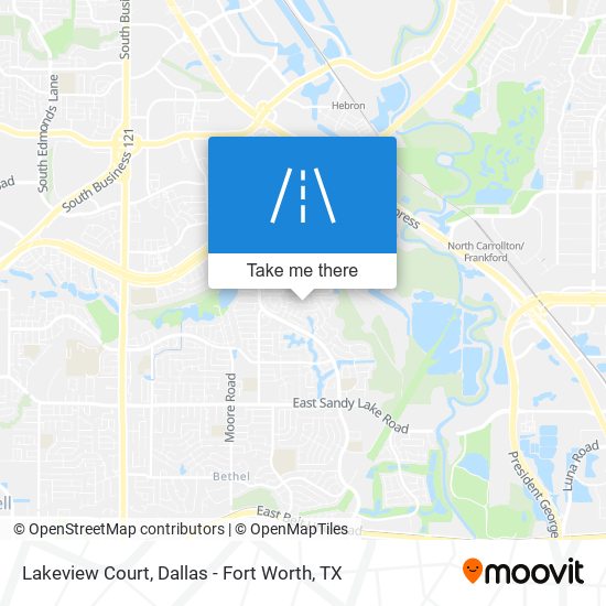 Lakeview Court map