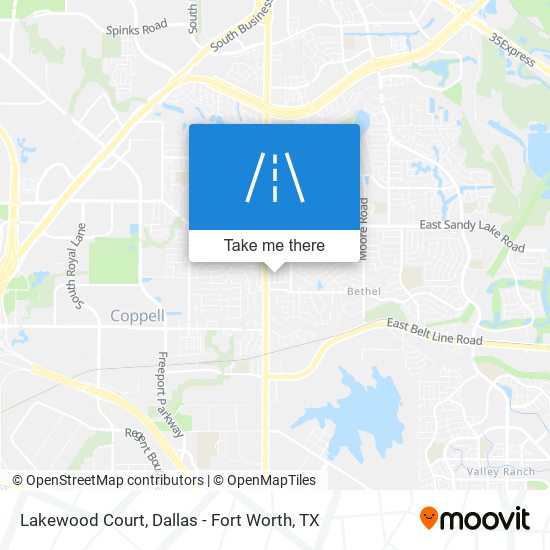 Lakewood Court map