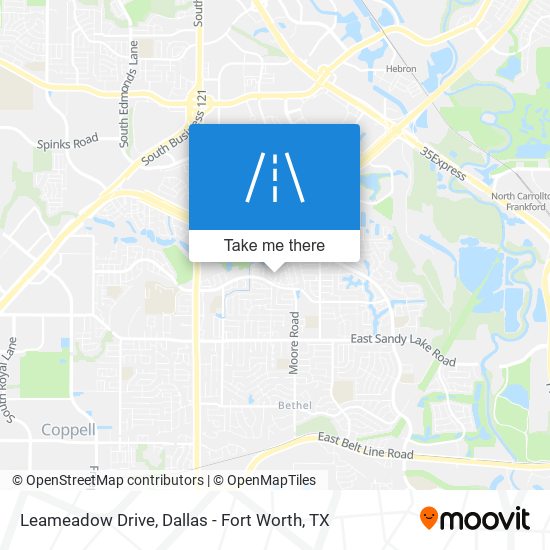 Mapa de Leameadow Drive