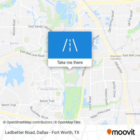 Ledbetter Road map