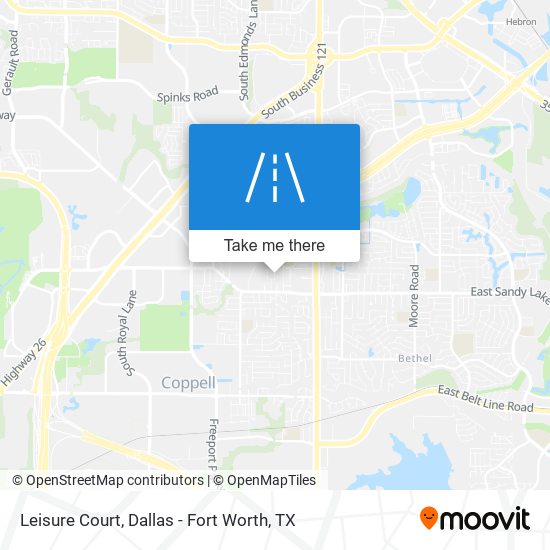 Leisure Court map