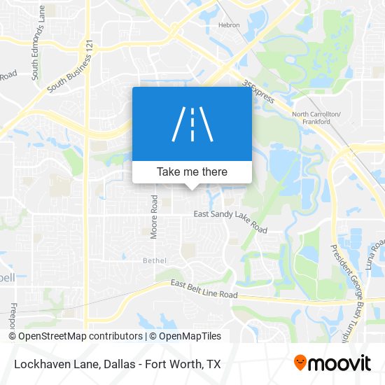 Mapa de Lockhaven Lane