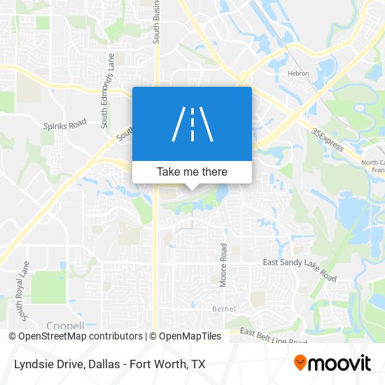 Mapa de Lyndsie Drive