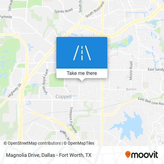 Mapa de Magnolia Drive