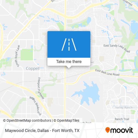 Maywood Circle map