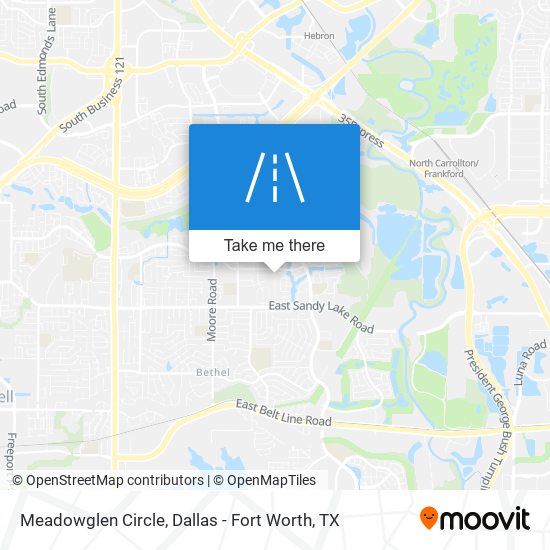 Meadowglen Circle map