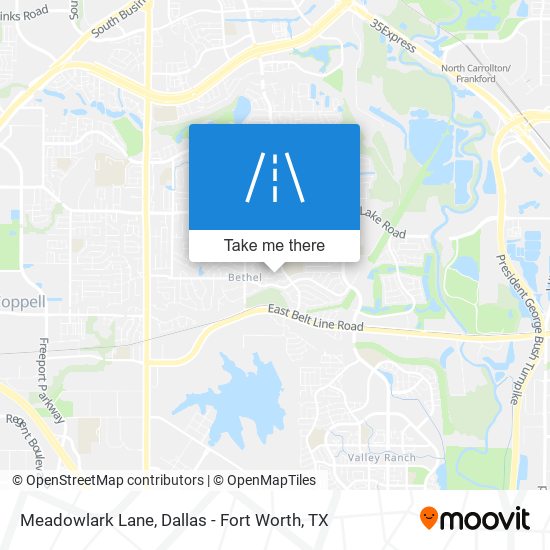 Meadowlark Lane map