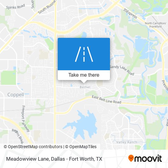 Meadowview Lane map