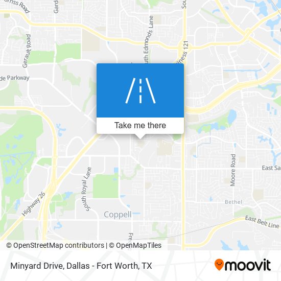 Minyard Drive map