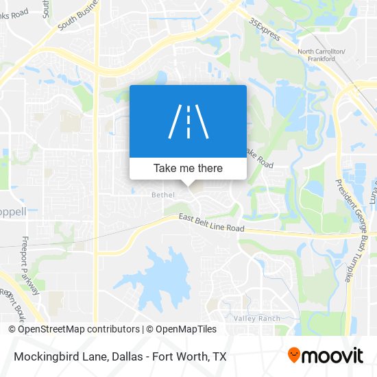 Mockingbird Lane map