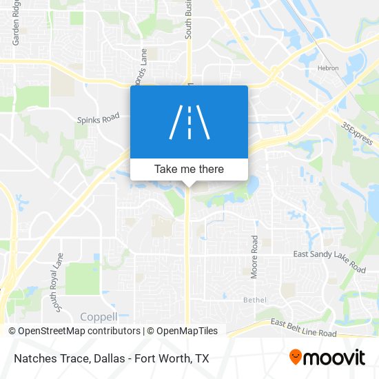 Natches Trace map