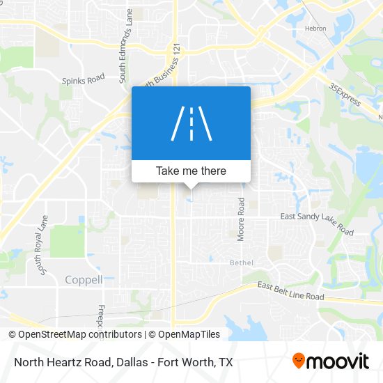 North Heartz Road map