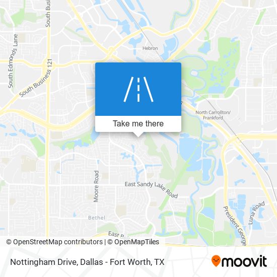 Nottingham Drive map
