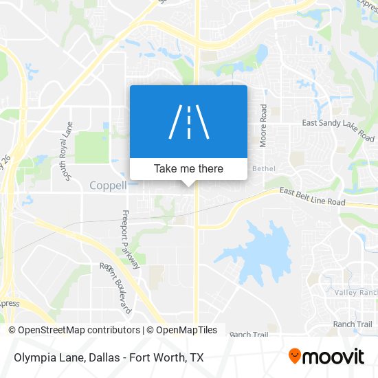 Olympia Lane map