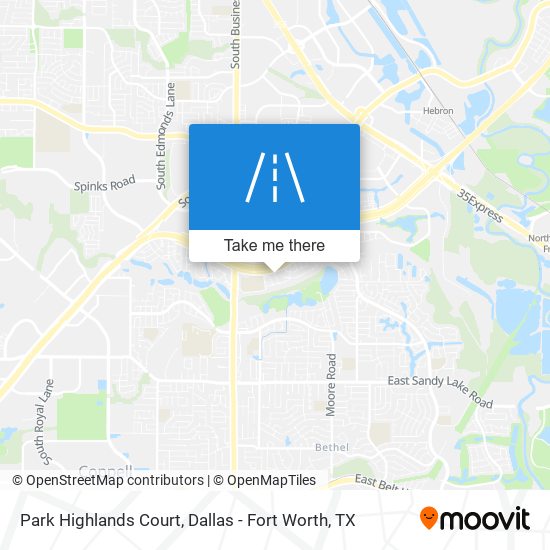 Park Highlands Court map