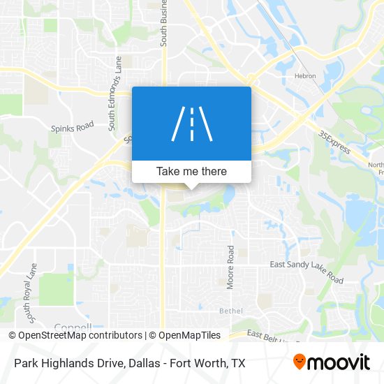 Park Highlands Drive map