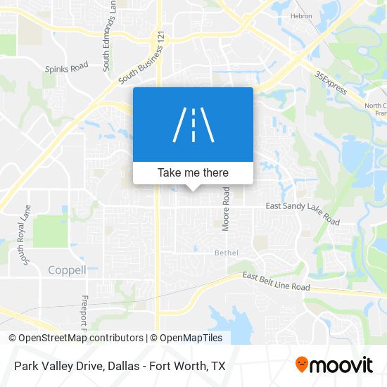 Park Valley Drive map