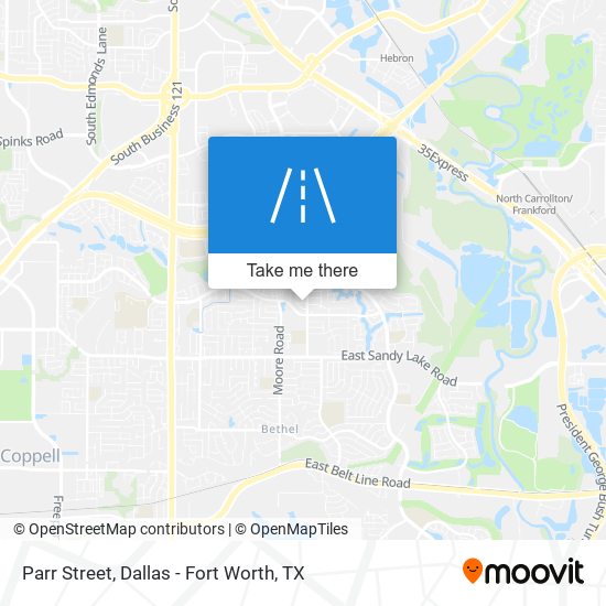 Parr Street map