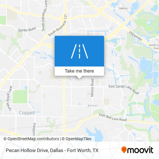 Pecan Hollow Drive map