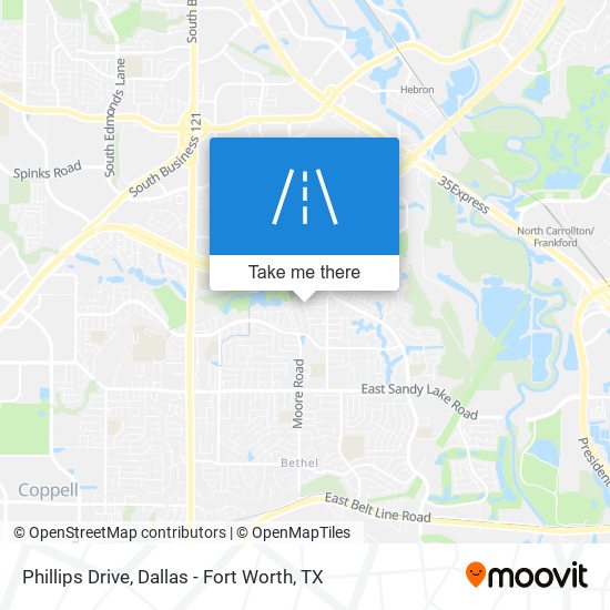 Mapa de Phillips Drive