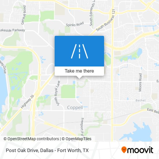 Post Oak Drive map