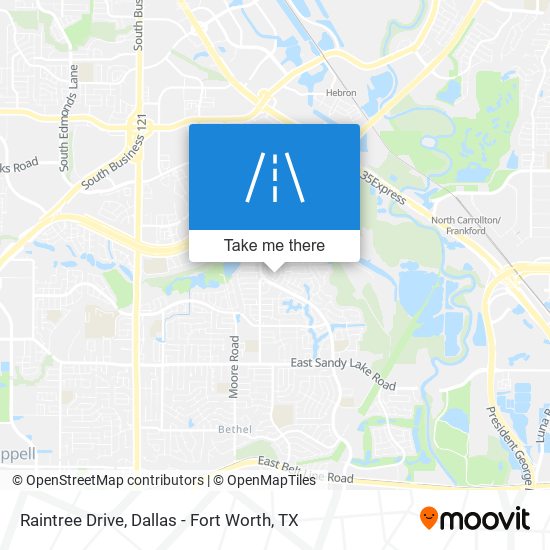 Raintree Drive map