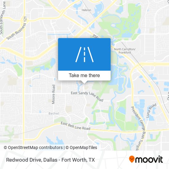 Mapa de Redwood Drive